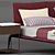 Elegant Margareth Bed: Exquisite Comfort 3D model small image 2