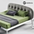 Minimalist Italian Design: Shiko Punto Bed 3D model small image 2