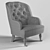 Penelope Armchair: Sleek and Stylish Seating 3D model small image 3