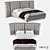 Diron Infinity Bed: Luxurious Comfort 3D model small image 1