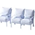 Elegant Madrid Sofas: Vintage Grace 3D model small image 3