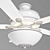 Westover Bronze 52" Ceiling Fan 3D model small image 2