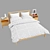 IKEA TARVA Pine Wood Double Bed Set 3D model small image 2