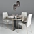 Elegance Defined: Kelly Wearstler Dining Set 3D model small image 1