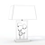 Elegant Margiela Table Lamp 3D model small image 2