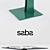 Saba Foulard Tables - Chic and Stylish 3D model small image 2