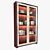 Versatile Showcase Cabinet: Ideal for Displaying Decor, Art, Books & More 3D model small image 1