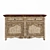 Elegant Gentry Sideboard: Functional and Stylish 3D model small image 2