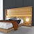 Modern Bed with UVW Unwrap 3D model small image 2