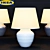 Rikkarum: Stylish and Functional Table Lamp 3D model small image 1