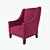 Luna Armchair: Modern Elegance 3D model small image 1