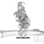 Elegant Folia Bench in Concrete 3D model small image 3