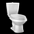 Elegant KOHLER Karsten Toilet 3D model small image 1