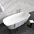 Luxurious Ideal Standard Bathtub & Melange Mixer 3D model small image 2