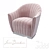 Premium Comfort Armchair: "Ariel" Collection 3D model small image 5