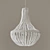 Clay Bead Chandelier Restoration 3D model small image 2