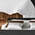 Modern Bed Design - B06 3D model small image 2