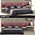 Luxury Courchevel Bed: Elegant Design & Superior Comfort 3D model small image 1