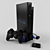 Classic Gaming Powerhouse: Sony PS2 3D model small image 1