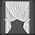 Title: Classic Style Curtains 3D model small image 1