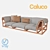 Cozy Caluco: Comfortable and Stylish Outdoor Furniture 3D model small image 1