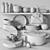 Sleek MeshSmooth 3DSMax Kitchen Set 3D model small image 2