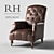 Luxury Restored: Restoration Hardware Diplomat 3D model small image 1