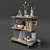 Industrial Loft Kitchen Decor Set 3D model small image 1