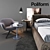  Modern Poliform Furniture Set 3D model small image 2