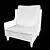 Modern Comfort Couch 3D model small image 3