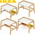Adjustable Children's Desk Set with IKEA FLISAT 3D model small image 3