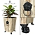 Elegant Flowerpot: Dantone Home + Codiaeum 3D model small image 1