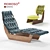 Knitify Chaise: Exquisite Knitted Comfort 3D model small image 1
