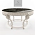 Elegant Renaissance Welcome Table 3D model small image 1