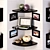 Decorative Corner Shelf Set 3D model small image 2