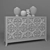 Elegant Carved Sideboard 3D model small image 2