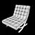 Elegant Barcelona Chair: Vintage Design 3D model small image 3