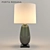 Coffee Bean Table Lamp: Elegant Illumination by Porta Romana 3D model small image 1