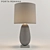 Coffee Bean Table Lamp: Elegant Illumination by Porta Romana 3D model small image 2