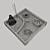 Tranquil Mini Zen Garden 3D model small image 3