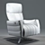 Modern Adjustable Natuzzi Idra Armchair 3D model small image 3