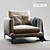 Essentiel Armchair: Stylish Comfort in Milan 3D model small image 1