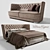 Convertible Sofa Bed GORI Vittoria 3D model small image 1