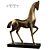 Elegant Equestrian Art Décor 3D model small image 2