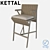 Revolutionary Kettal Vieques Stool 3D model small image 1