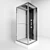 Avanta Premium Kubik Shower Cabin 3D model small image 1