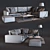 Flexteam Extra - Norman: Classic-Modern Sofa 3D model small image 3