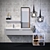 Bevel Bathroom Furniture: Stylish Spanish Collection 3D model small image 1