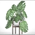 Title: Tropical Monstera Leaf Print 3D model small image 3