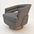 Elegant Russel Armchair 3D model small image 1